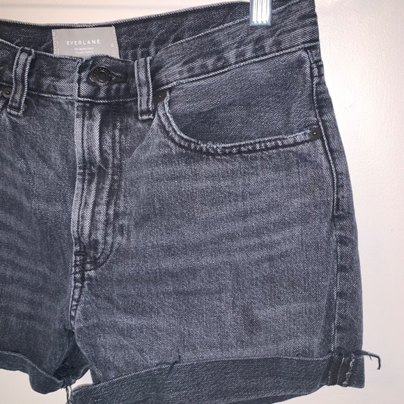 Everlane The Denim Short Organic Cotton Grey 26 - Picture 4 of 8